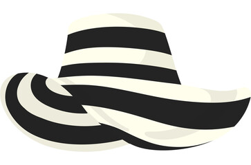 illustration sun hat
