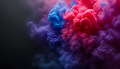 Fototapeta premium Abstract Colorful Smoke Swirls and Vapor