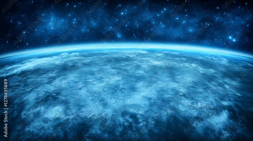 Poster celestial planet abstract background image