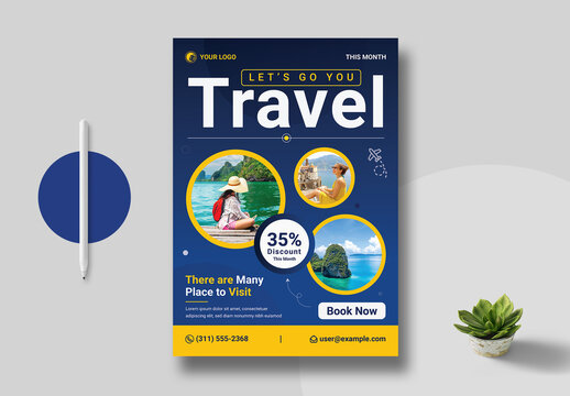 Summer Holiday Travel Flyer