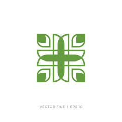 cross sign abstract simple aesthetic logo