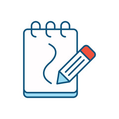 Sketching vector icon