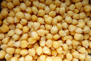 Soaking Chickpeas in a Bowl