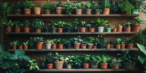 Potted Plants Shelf