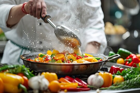 Engineer Working at Computer Surrounded by Blueprints and Technical Equipment in Contemporary Office Setting