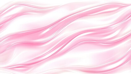 Obraz premium Abstract pink flowing liquid waves, soft background