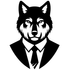 Wolf boss silhouette
