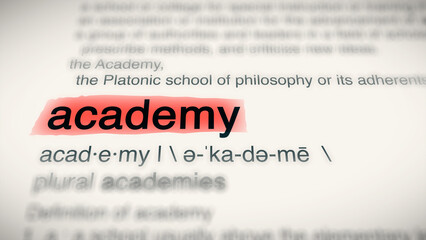 A close-up illustration of the word 