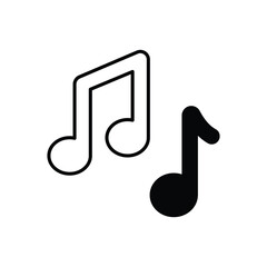 Music vector icon 