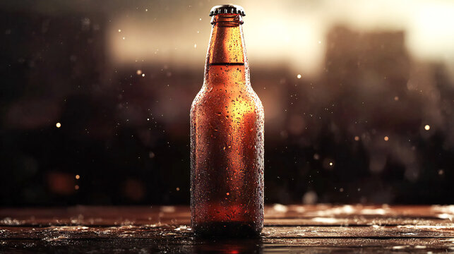 Bottle of beer poster/Oktoberfest/web/banner/poster/flyer