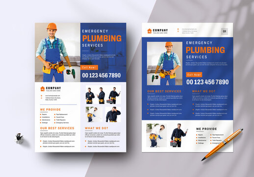 Plumbing Services Flyers Vol.03
