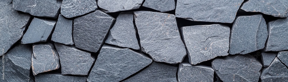 Poster textured background of natural slate stones arranged in a pattern suitable for various design applic