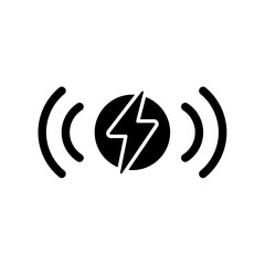 Icon a wireless, isolated against a clean background.