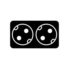 Icon a socket, isolated against a clean background.