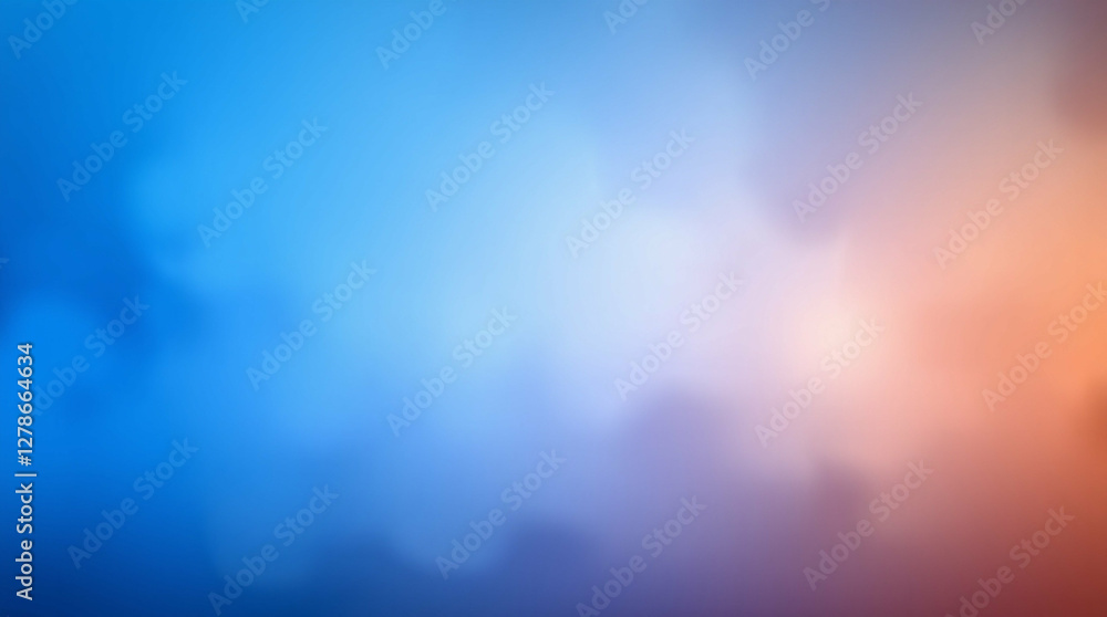 Poster serene gradient backdrop with soft cinematic haze and cool color scheme