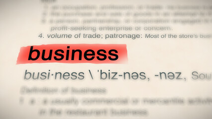 A close-up illustration of the word 