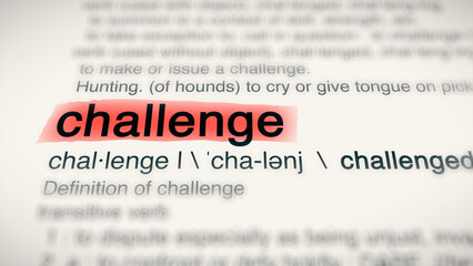 A close-up illustration of the word 