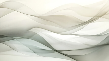 Flowing lines creating elegant waves in shades of gray and beige, perfect for backgrounds and designs