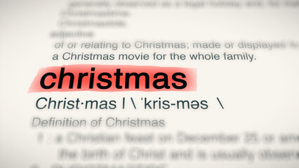 A close-up illustration of the word 