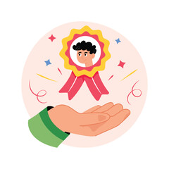 Loyalty Concepts Style illustrations. EPS 10 File stock illustration