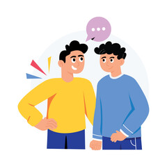 Together Concepts Style illustrations. EPS 10 File stock illustration