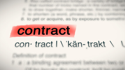 A close-up illustration of the word 