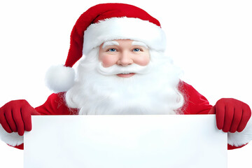 Santa Claus Illustration, Holiday Sign