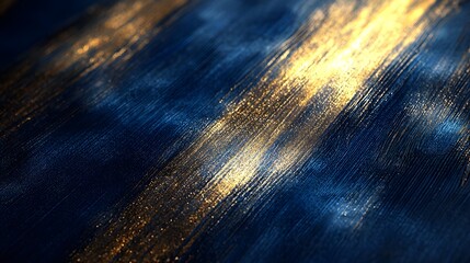 Sophisticated Luxury Business Background with Deep Navy Blue and Elegant Golden Highlights