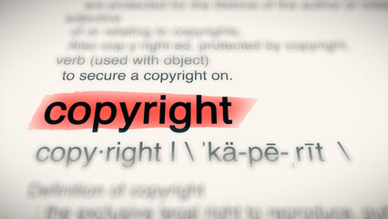 A close-up illustration of the word 