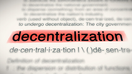 A close-up illustration of the word 