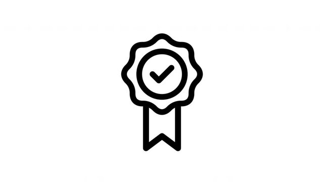 badge animated icon