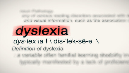 A close-up illustration of the word 