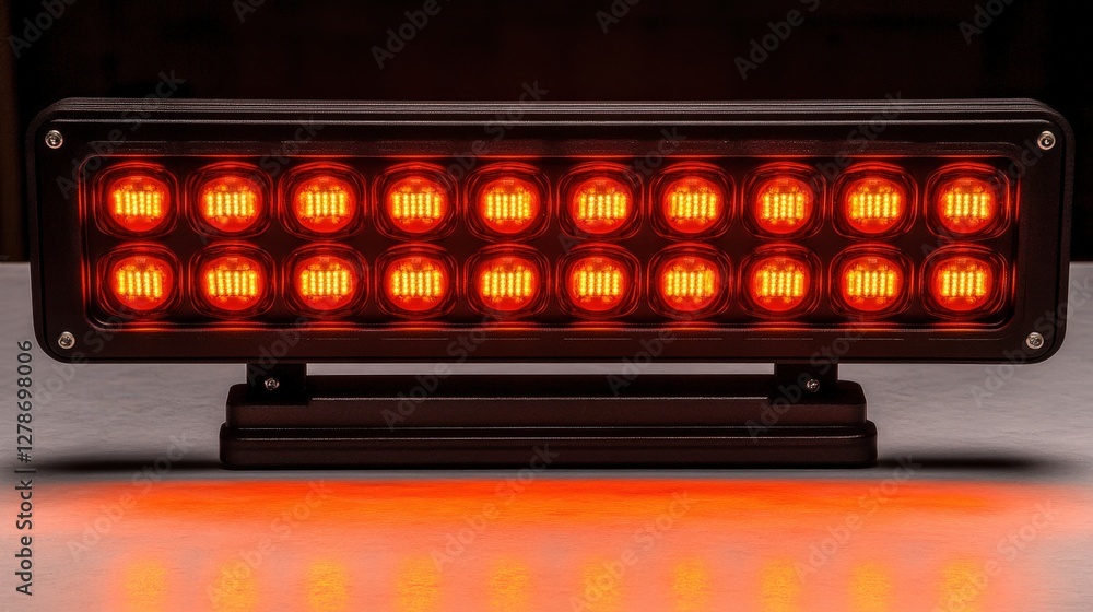 Aufkleber close-up of energy efficient led lights glowing softly for enhanced illumination in various settings