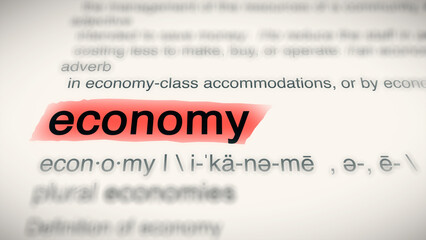 A close-up illustration of the word 