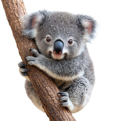 Naklejka premium Koala isolated on transparent background