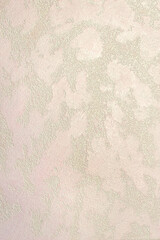 Venetian, textured plaster, grooved relief, creates the effect of a worn wall with a shine, mother-of-pearl