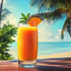 Cool drinks on tropical beaches