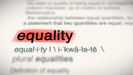 A close-up illustration of the word 