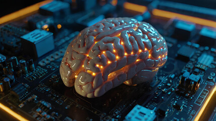 Artificial intelligence technology with human brain 
