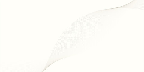 Abstract vector background with wavy lines. Technology abstract lines on white background. Undulate Grey Wave Swirl, frequency sound wave, twisted curve lines with blend effect