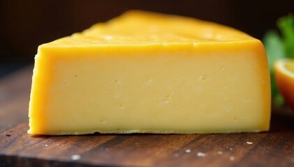 Creamy texture, vibrant rind, artisan cheese closeup, closeup, delicious, organic