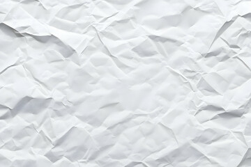 Obraz premium White Crumpled Paper Texture Background
