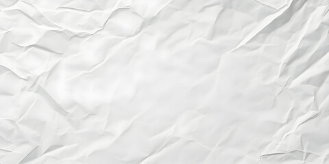 Obraz premium White Crumpled Paper Texture Background