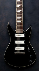 Fototapeta premium Black Electric Guitar Image