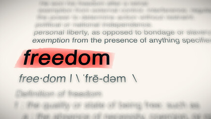 A close-up illustration of the word 