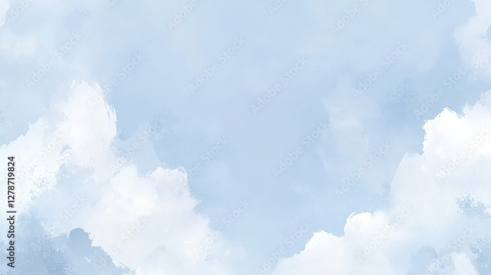 Poster soft blue matte background with slightly grainy texture for creative design projects and digital art