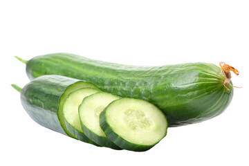 Fresh cucumber isolated