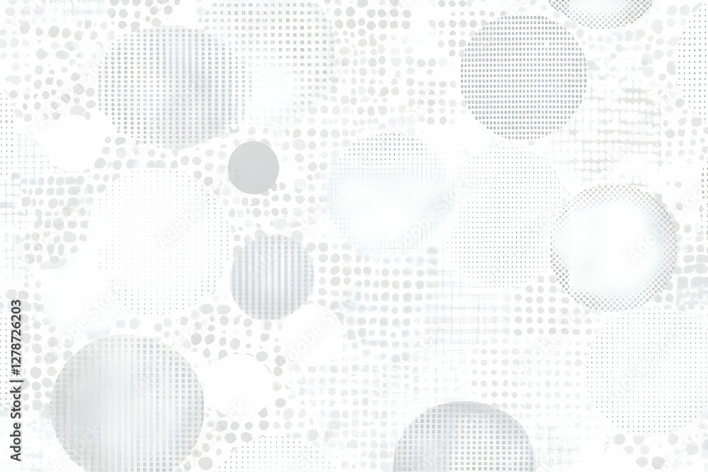 Poster abstract grey circles pattern background