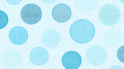 Abstract Blue Circle Pattern Background Illustration