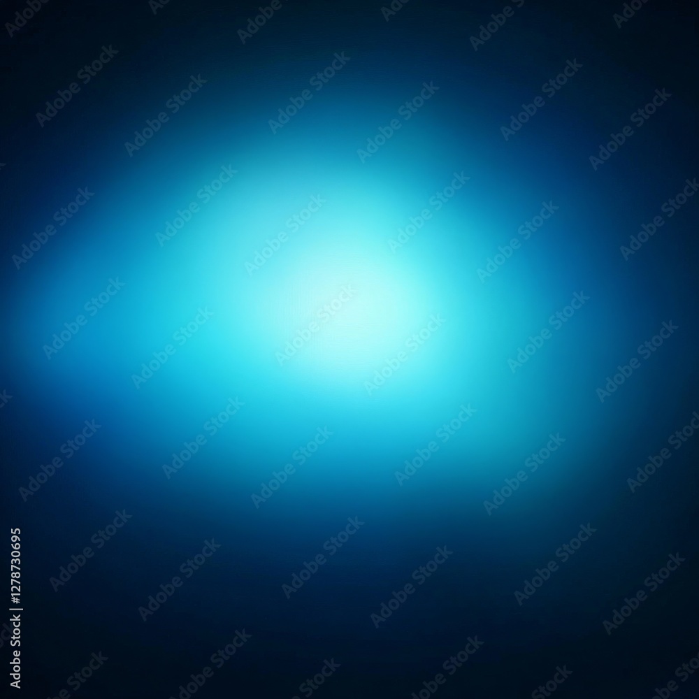 Poster abstract teal radiance: a gradient of serenity and depth, where soft light meets the deepest blues i